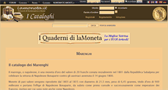 Desktop Screenshot of marenghi.collectorsonline.org